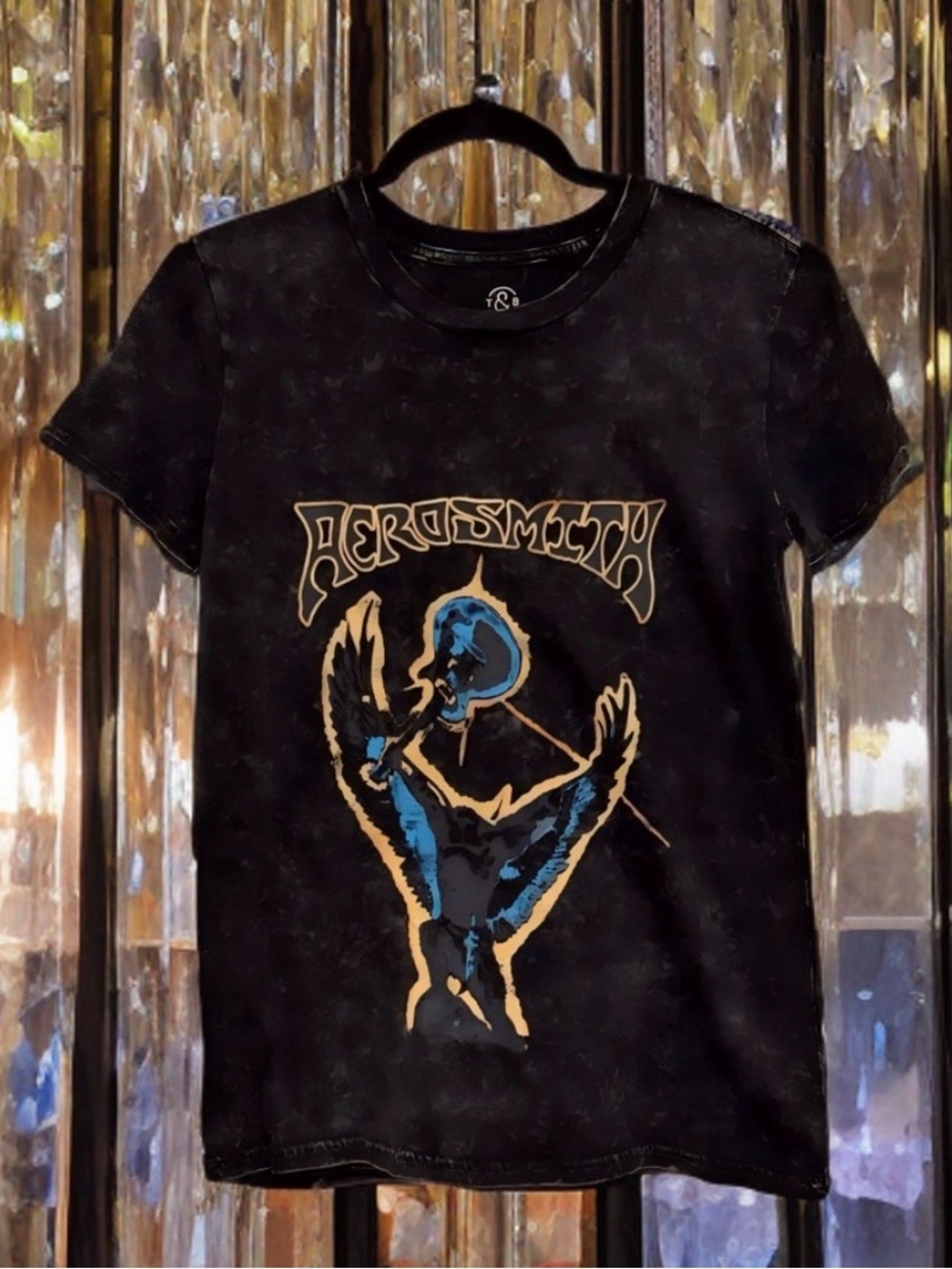 Treasure & Bond Aerosmith Vintage Wash Band Tee Shirt - Picture 2 of 12
